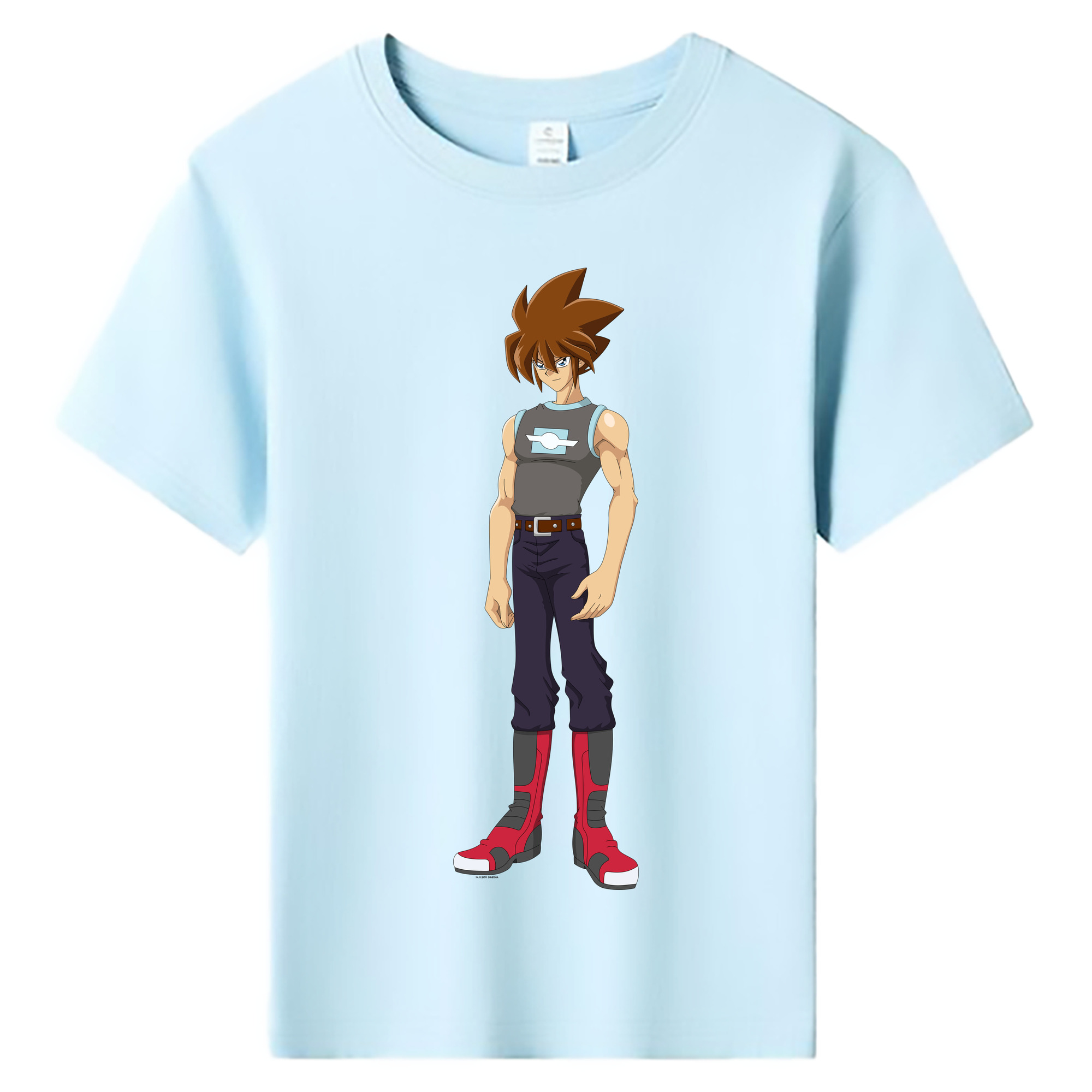 （画像用） 遊☆戯☆王 Yu-Gi-Oh! 綿100％キッズTシャツ（フロントプリント）